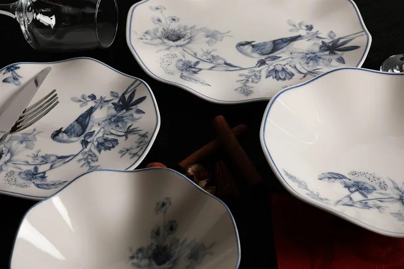 Mathura Servis - Flerfärgad - Hushåll - Servering & Dukning - Porslin - Porslin servis