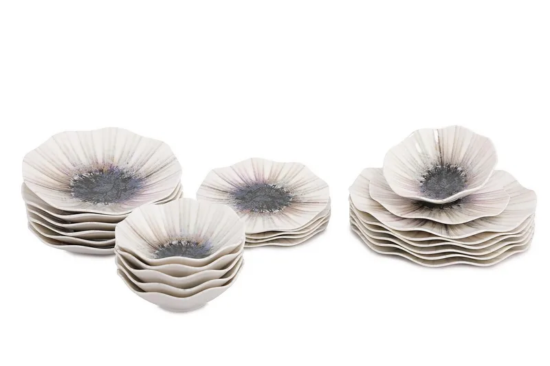 Subatan Tallriksset 24 Delar - Porslin/Flerfärgad - Hushåll - Servering & Dukning - Porslin