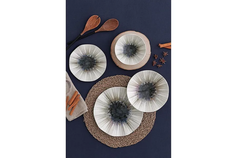 Subatan Tallriksset 24 Delar - Porslin/Flerfärgad - Hushåll - Servering & Dukning - Porslin