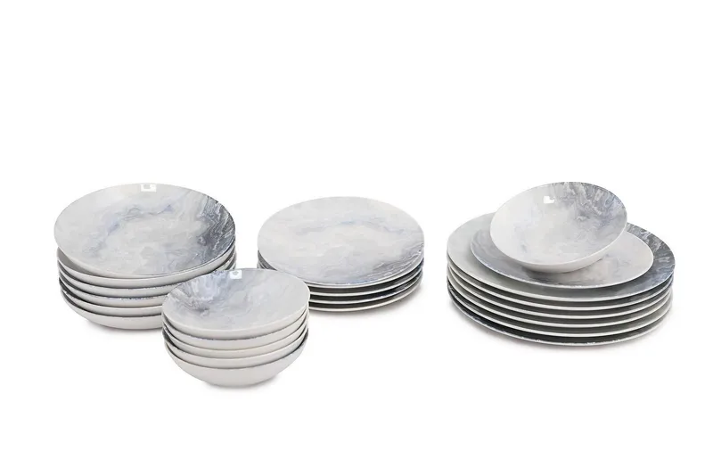 Subatan Tallriksset 24 Delar - Porslin/Flerfärgad - Hushåll - Servering & Dukning - Porslin