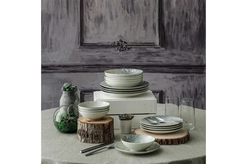 Subatan Tallriksset 24 Delar - Porslin/Flerfärgad - Hushåll - Servering & Dukning - Porslin