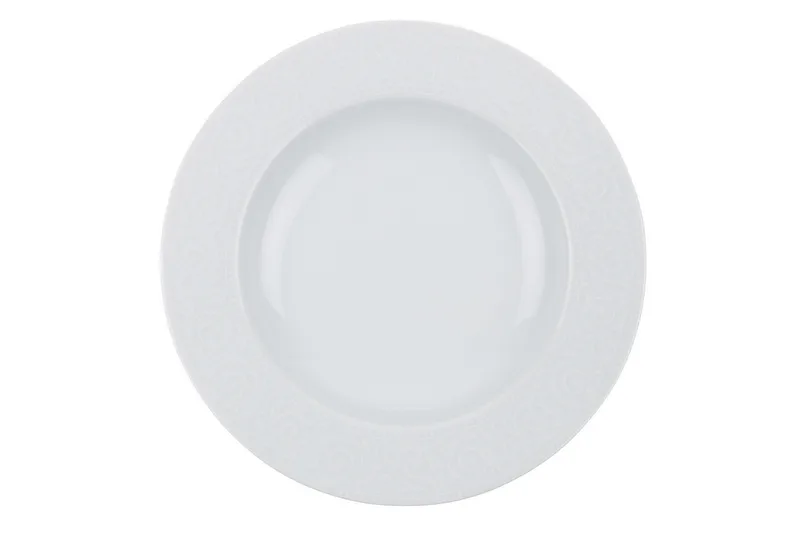 Adine Middagsservis 24 Delar Porslin - Vit - Hushåll - Servering & Dukning - Tallrikar & skålar
