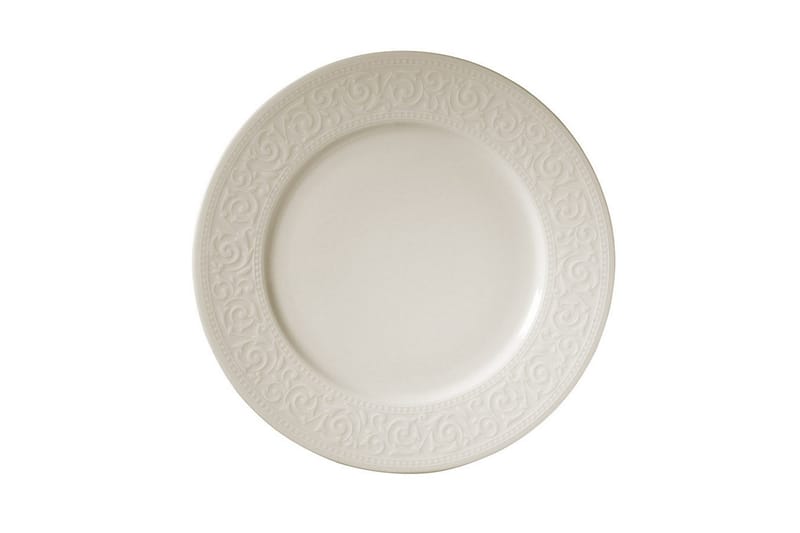 Adine Middagsservis 24 Delar Porslin - Vit - Hushåll - Servering & Dukning - Tallrikar & skålar