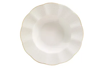 Adine Middagsservis 24 Delar Porslin - Creme/Guld - Hushåll - Servering & Dukning - Tallrikar & skålar