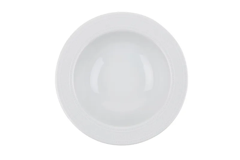 Adine Middagsservis 24 Delar Porslin - Vit - Hushåll - Servering & Dukning - Tallrikar & skålar