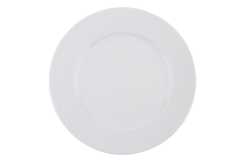 Adine Middagsservis 24 Delar Porslin - Vit - Hushåll - Servering & Dukning - Tallrikar & skålar