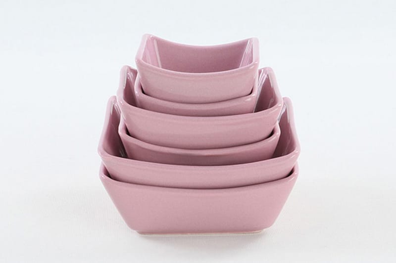 Assietter - Violett - Hushåll - Servering & Dukning - Tallrikar & skålar - Fyrkantiga tallrikar