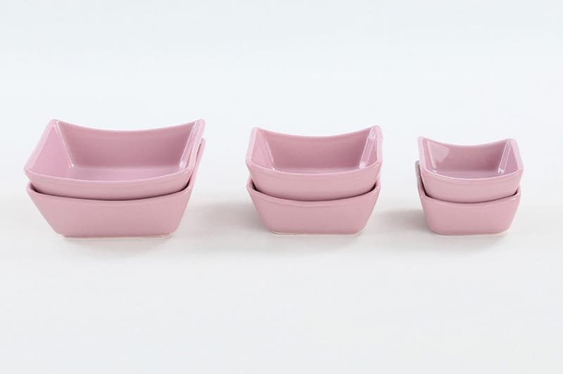 Assietter - Violett - Hushåll - Servering & Dukning - Tallrikar & skålar - Fyrkantiga tallrikar