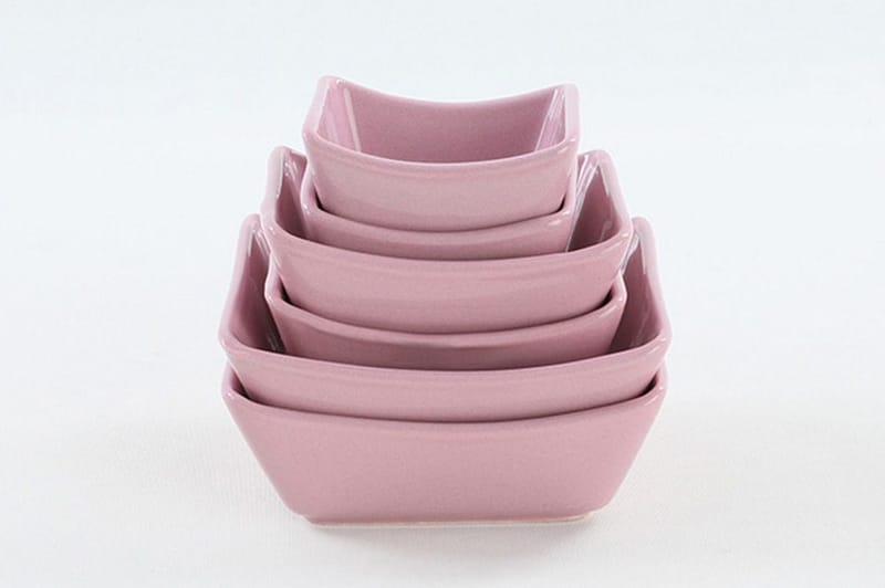 Assietter - Violett - Hushåll - Servering & Dukning - Tallrikar & skålar - Fyrkantiga tallrikar