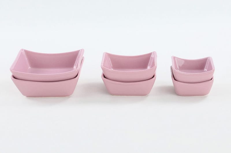 Assietter - Violett - Hushåll - Servering & Dukning - Tallrikar & skålar - Fyrkantiga tallrikar