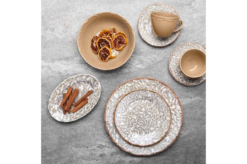 Frukostset (26 delar) Nylar 127 Flerfärgad - Multifärgad - Hushåll - Servering & Dukning - Tallrikar & skålar - Serviser & tallrikar set