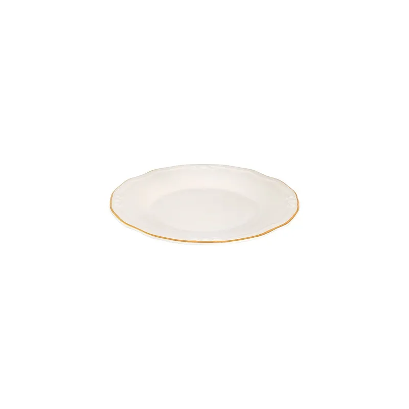 Garyn Servis (24 delar) 32x36x41 cm, Vitt och guld