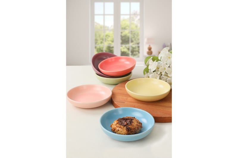 Kaur Djup Tallrik 13 cm, Flerfärgad