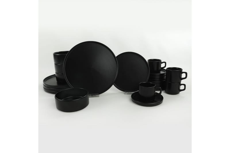 Maman Servis 27 cm - Mattsvart - Hushåll - Servering & Dukning - Tallrikar & skålar