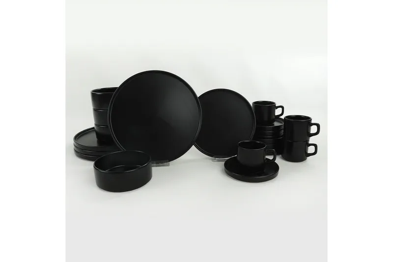 Maman Servis 27 cm - Mattsvart - Hushåll - Servering & Dukning - Tallrikar & skålar