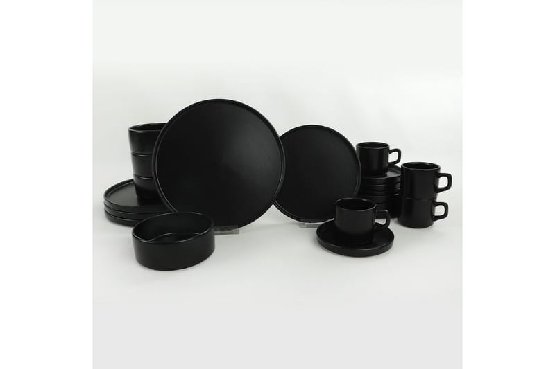 Maman Servis 27 cm - Mattsvart - Hushåll - Servering & Dukning - Tallrikar & skålar