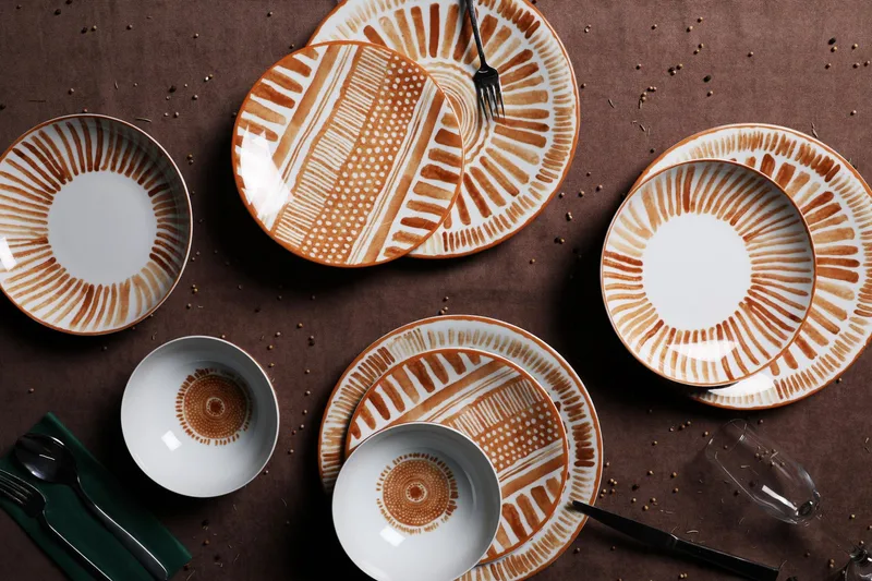 Masar Servis, Brun/Vit