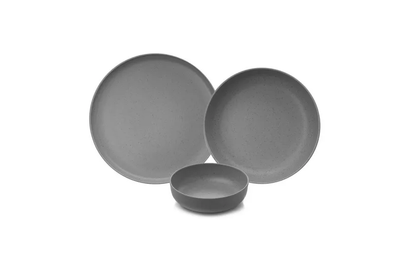 Middagset (12 delar) Athodna Antracit - Antracit - Hushåll - Servering & Dukning - Tallrikar & skålar - Serviser & tallrikar set