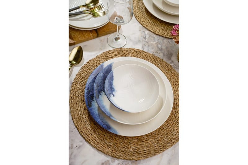 Middagset (24 delar) Avanna Flerfärgad - Multifärgad - Hushåll - Servering & Dukning - Tallrikar & skålar - Serviser & tallrikar set