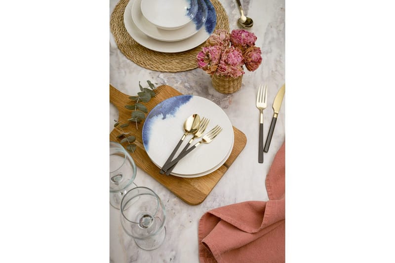 Middagset (24 delar) Avanna Flerfärgad - Multifärgad - Hushåll - Servering & Dukning - Tallrikar & skålar - Serviser & tallrikar set