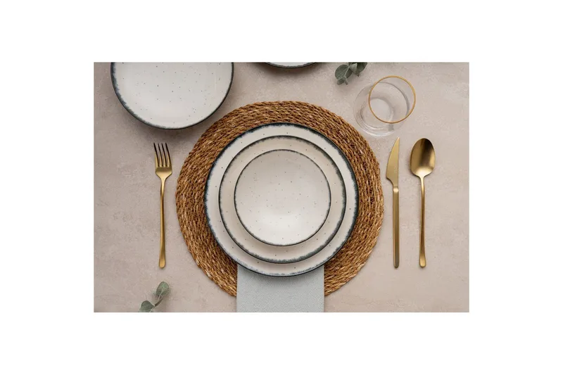 Middagset (24 delar) Noriel Mångfärgad - Multifärgad - Hushåll - Servering & Dukning - Tallrikar & skålar - Serviser & tallrikar set