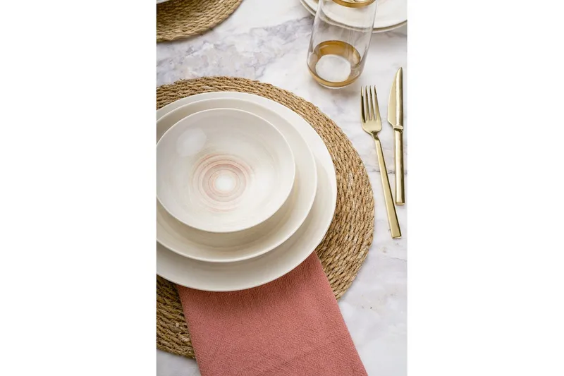 Middagset (24 delar) Soyal Mångfärgad - Multifärgad - Hushåll - Servering & Dukning - Tallrikar & skålar - Serviser & tallrikar set