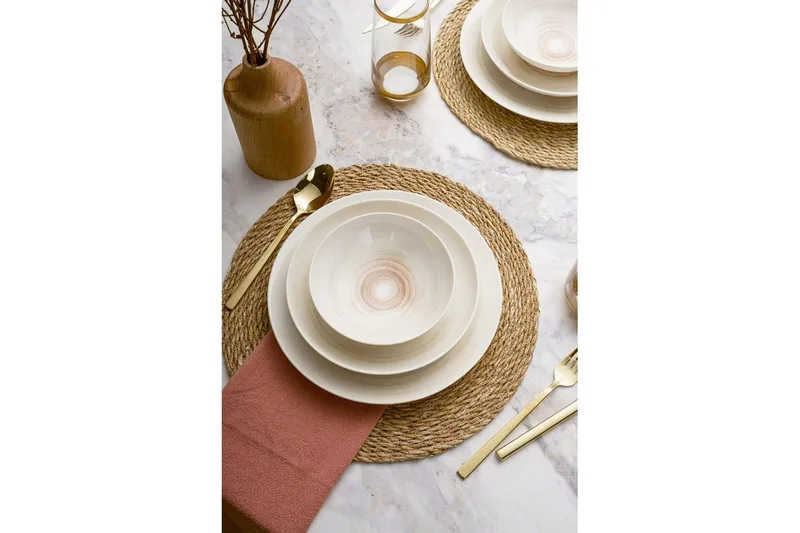 Middagset (24 delar) Soyal Mångfärgad - Multifärgad - Hushåll - Servering & Dukning - Tallrikar & skålar - Serviser & tallrikar set