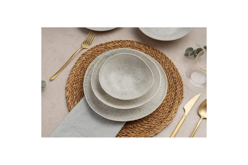 Middagset (24 delar) Sylreth Flerfärgad - Multifärgad - Hushåll - Servering & Dukning - Tallrikar & skålar - Serviser & tallrikar set