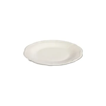 Platin Middagsservis (24 delar) 32x36x41 cm - Vit/silver - Hushåll - Servering & Dukning - Tallrikar & skålar