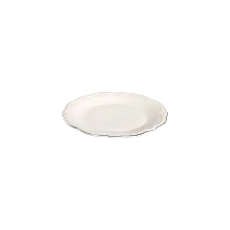 Platin Middagsservis (24 delar) 32x36x41 cm, Vit/silver