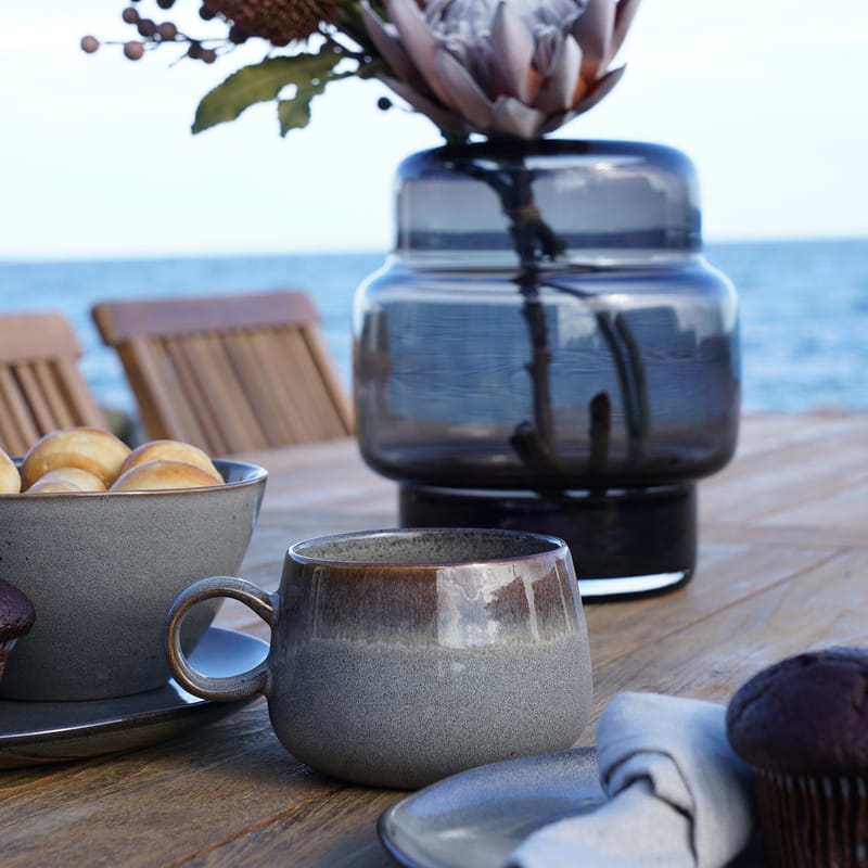 Selma tallrik Ø27 cm 4-pack - Grå/Brun - grå/brun - Hushåll - Servering & Dukning - Tallrikar & skålar - Serviser & tallrikar set