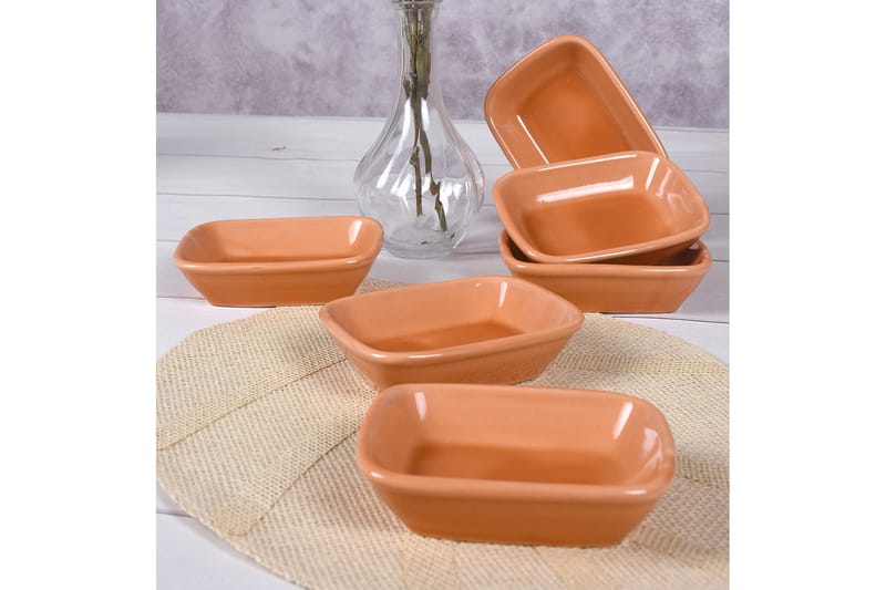 Skålset 6-pack, Orange