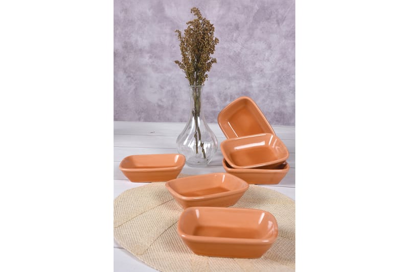 Skålset 6-pack - Orange - Hushåll - Servering & Dukning - Tallrikar & skålar - Djupa tallrikar