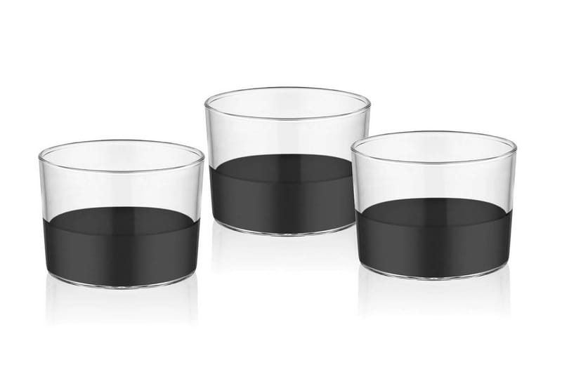 Skålset 3-pack - Svart - Hushåll - Servering & Dukning - Tallrikar & skålar - Serviser & tallrikar set