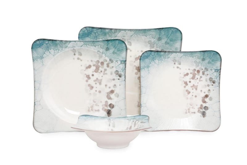 Subatan Tallriksset 24 Delar - Porslin/Flerfärgad - Hushåll - Servering & Dukning - Tallrikar & skålar - Serviser & tallrikar set
