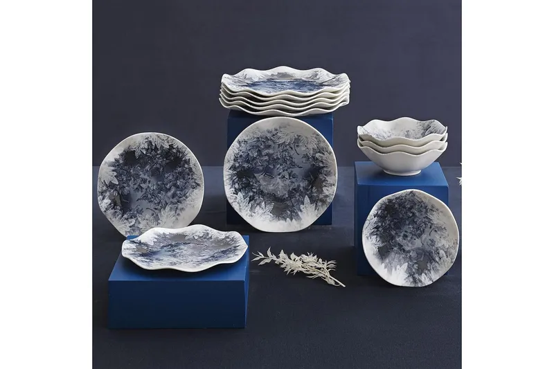 Subatan Tallriksset 24 Delar - Porslin/Vit - Hushåll - Servering & Dukning - Tallrikar & skålar - Serviser & tallrikar set