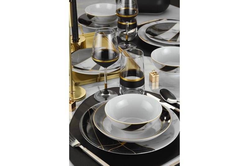 Tallriksset 24-pack - Flerfärgad - Hushåll - Servering & Dukning - Tallrikar & skålar - Serviser & tallrikar set