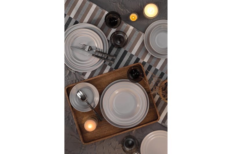 Tallriksset 24-pack - Beige - Hushåll - Servering & Dukning - Tallrikar & skålar - Serviser & tallrikar set