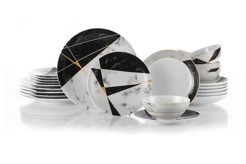 Tallriksset 24-pack, Flerfärgad