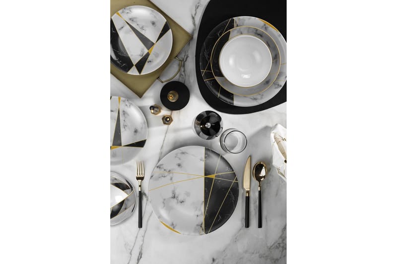 Tallriksset 24-pack - Flerfärgad - Hushåll - Servering & Dukning - Tallrikar & skålar - Serviser & tallrikar set