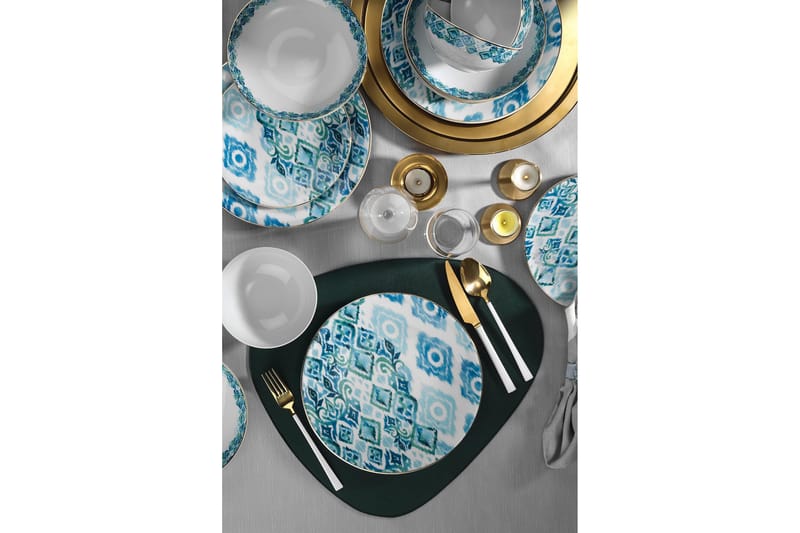 Tallriksset 24-pack - Flerfärgad - Hushåll - Servering & Dukning - Tallrikar & skålar - Serviser & tallrikar set