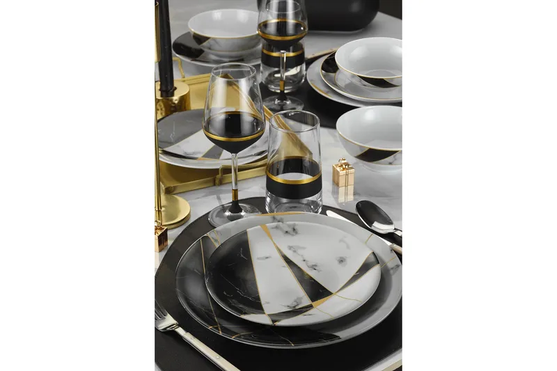 Tallriksset 24-pack - Flerfärgad - Hushåll - Servering & Dukning - Tallrikar & skålar - Serviser & tallrikar set