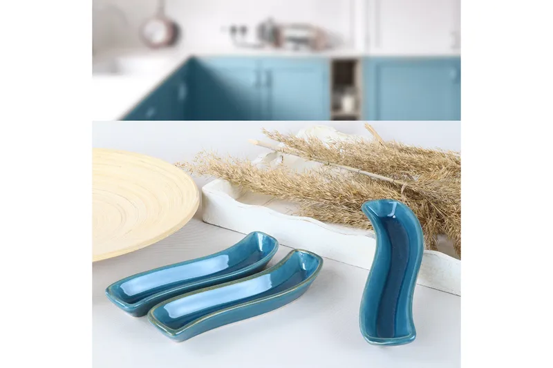 Tallriksset 3-pack - Mörkblå - Hushåll - Servering & Dukning - Tallrikar & skålar