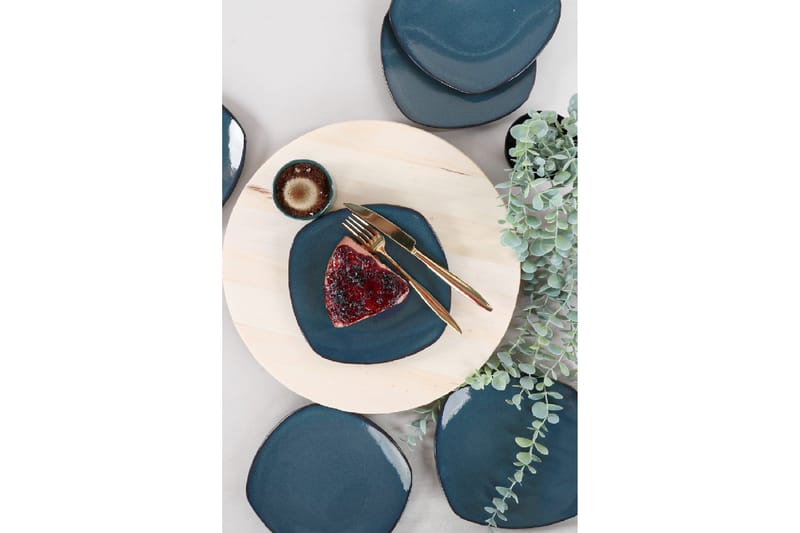 Tallriksset 6-pack - Mörkblå - Hushåll - Servering & Dukning - Tallrikar & skålar - Serviser & tallrikar set