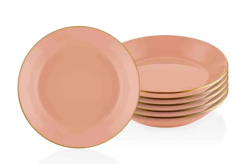 Tallriksset 6-pack - Laxrosa - Hushåll - Servering & Dukning - Tallrikar & skålar - Serviser & tallrikar set