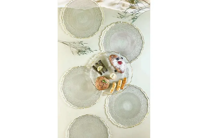 Tharos Tallriksset 28 cm - Transparent - Hushåll - Servering & Dukning - Tallrikar & skålar - Serviser & tallrikar set