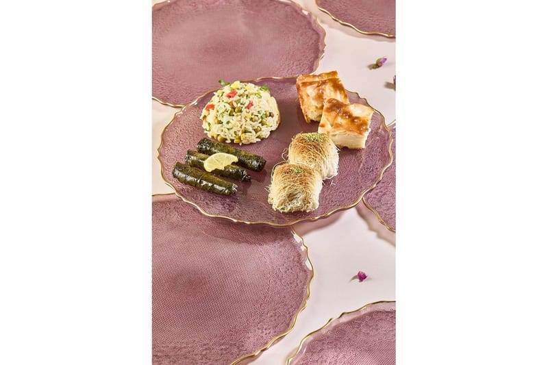 Tharos Tallriksset 28 cm - Plommon - Hushåll - Servering & Dukning - Tallrikar & skålar - Serviser & tallrikar set