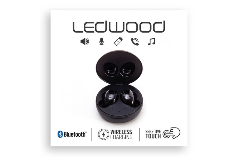 LEDWOOD Hörlur i9 TWS True Wireless In-Ear Svart Mic - Svart - Hörlurar - Övrigt till det smarta hemmet