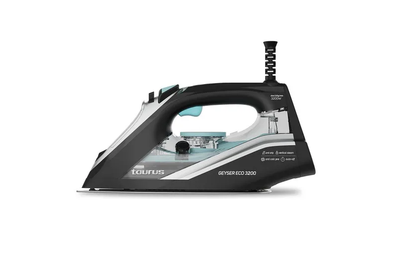 Ångstrykjärn Taurus Geyser Eco 3200W, Svart||Silver