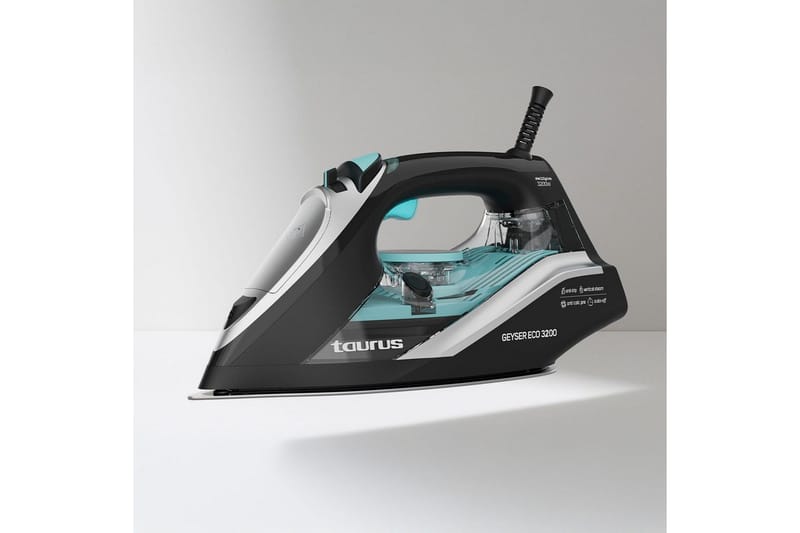Ångstrykjärn Taurus Geyser Eco 3200W - Svart||Silver - Hushåll - Städ & klädvård - Klädvård